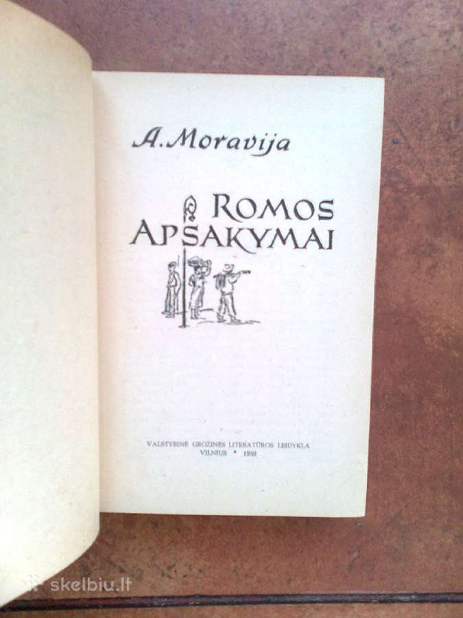 A. Moravija " Romos apsakymai" 1958 metai. - nuotraukos Nr. 3