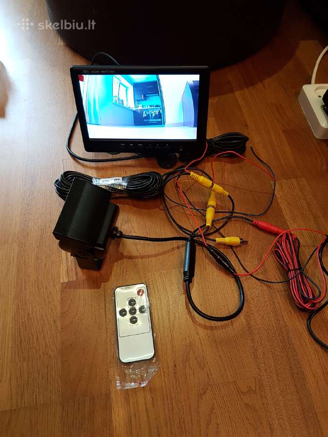 Galinio vaizdo parkavimosi kmera ir LCD monitorius - nuotraukos Nr. 3