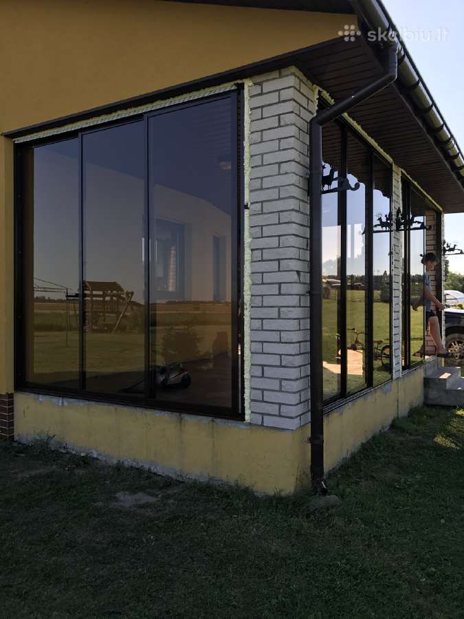 Šiltas ir šaltas terasu, stiklinimas iš Aliuminio - nuotraukos Nr. 19