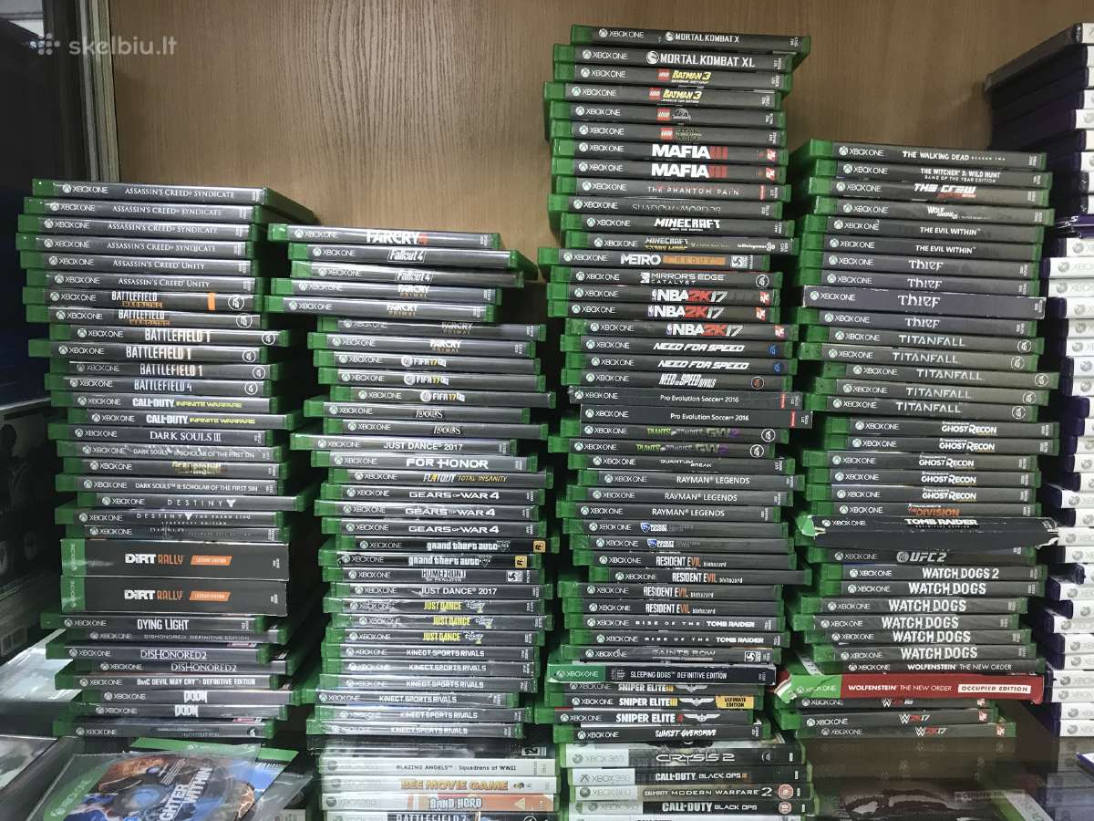 Mažai naudoti originalūs Xbox One žaidimai | Skelbiu.lt Mažai naudoti originalūs Xbox One žaidimai