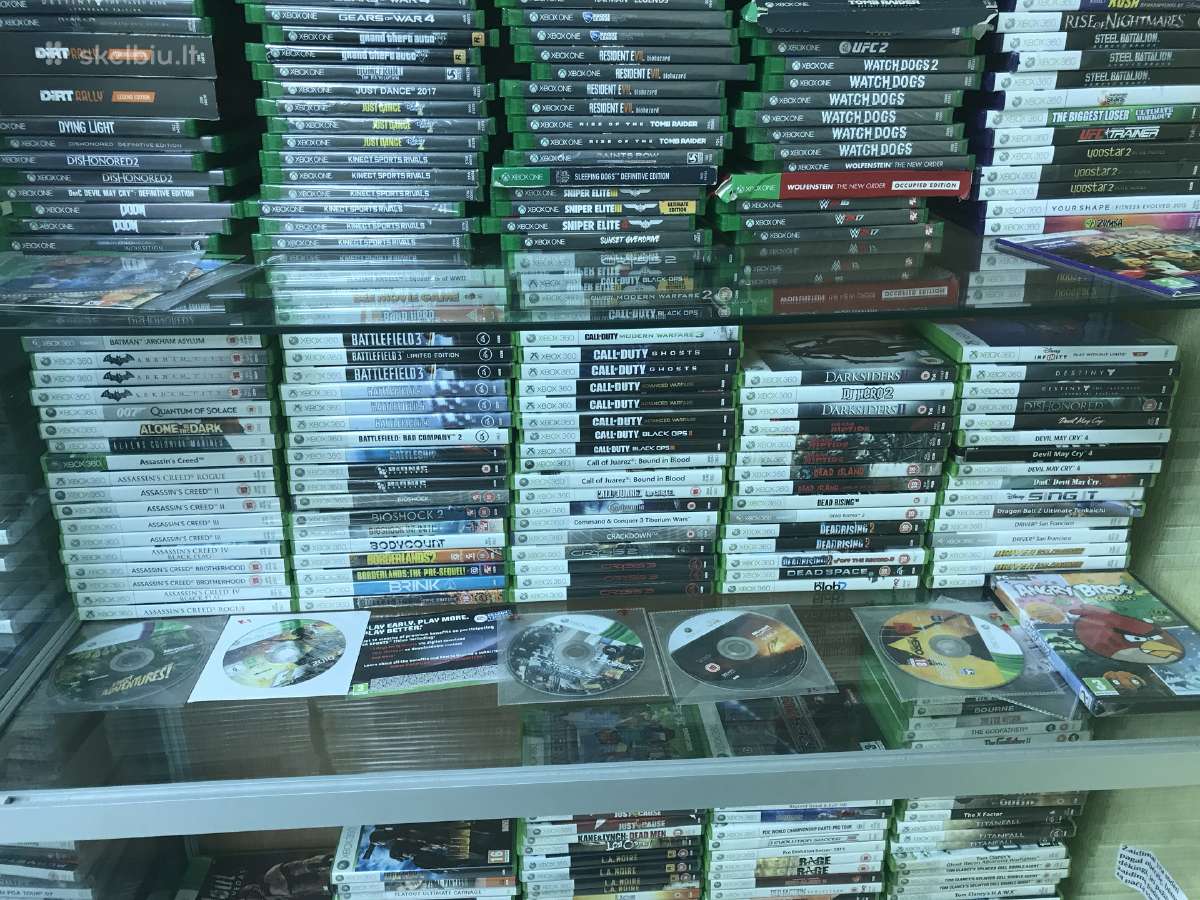 Parduodu originalius Xbox 360 žaidimus