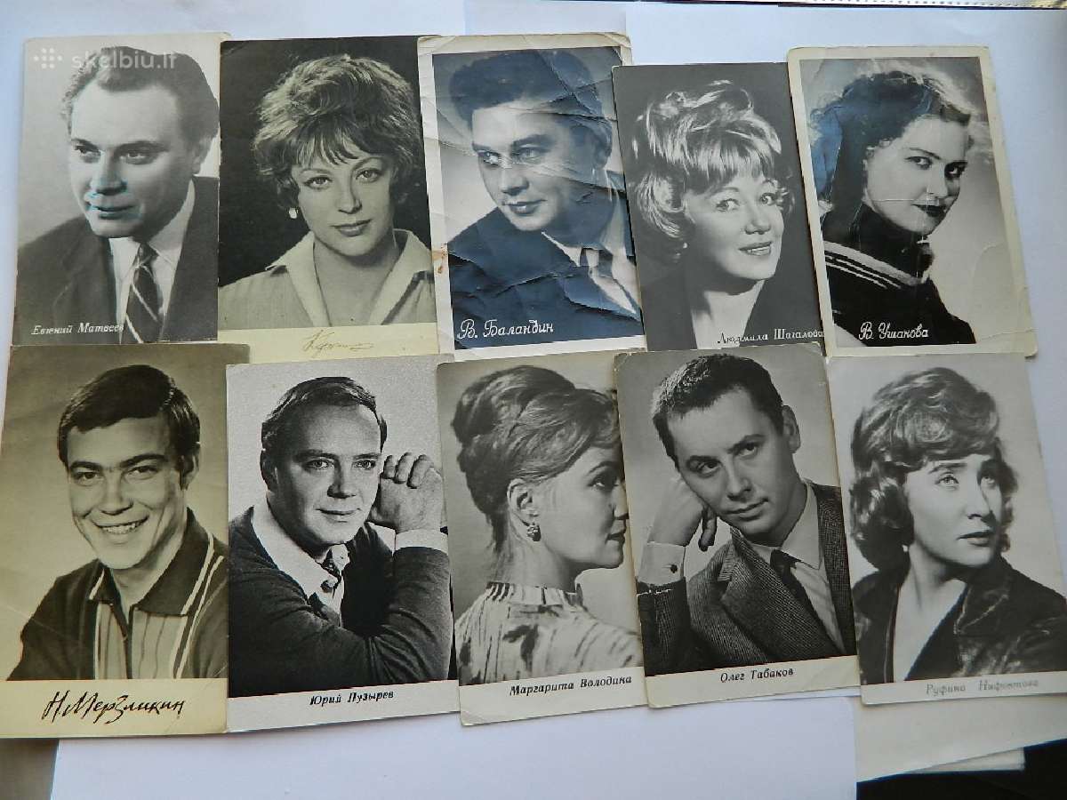 1962 m. tarybiniaqi artistai 35 vnt. - nuotraukos Nr. 3