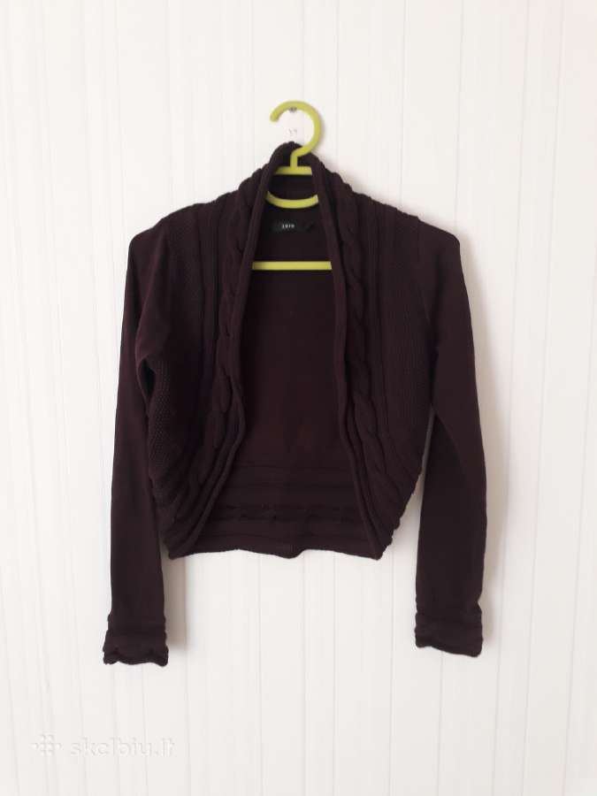 Bordo spalvos bolero