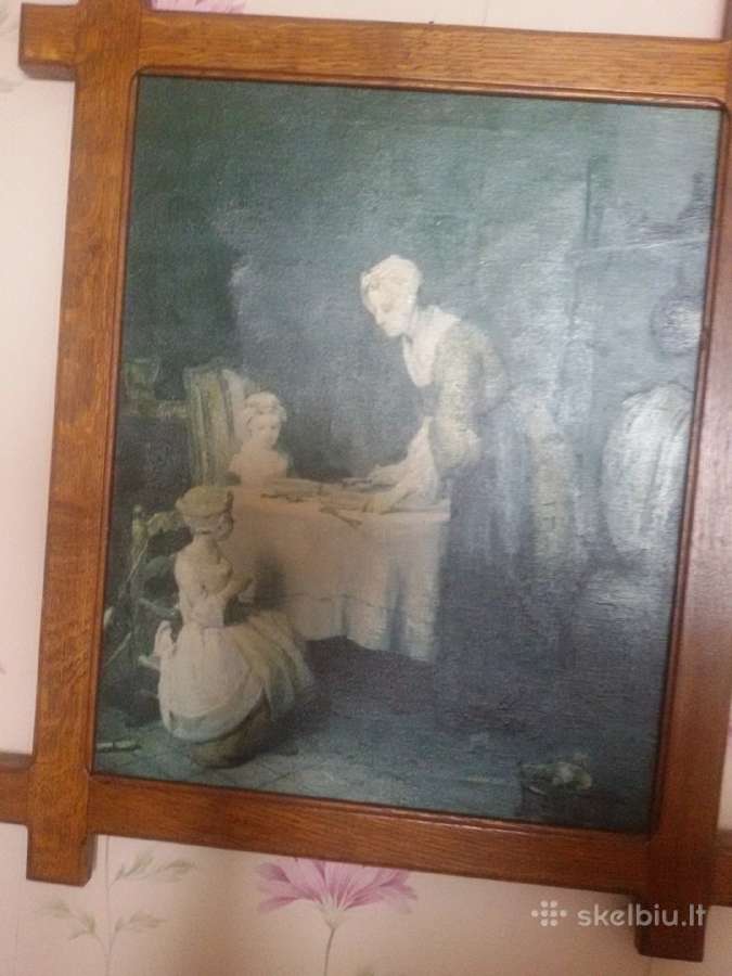 Paveikslą Le Bndicit Chardin "Malda prieš valgymą"