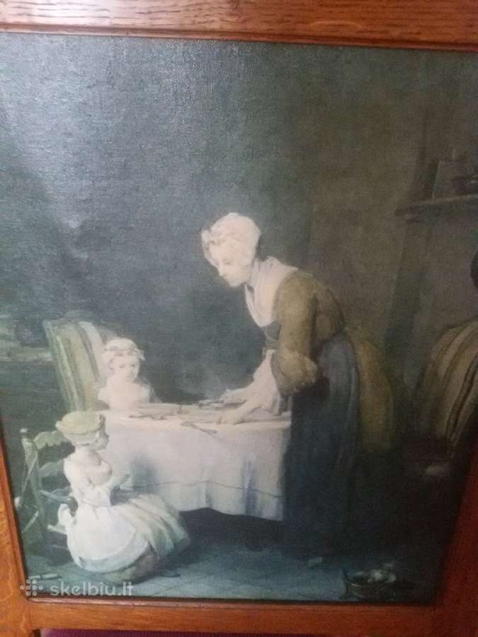 Paveikslą Le Bndicit Chardin "Malda prieš valgymą" - nuotraukos Nr. 4