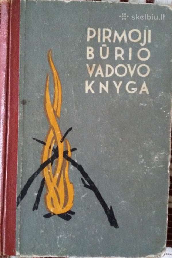 Pirmoji būrio vadovo knyga.