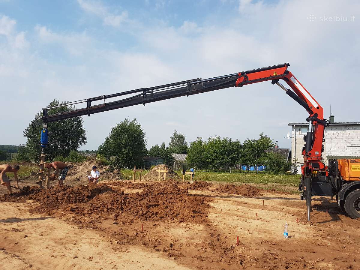 Įvairaus sudėtingumo Cfa polių betonavimas. - nuotraukos Nr. 5