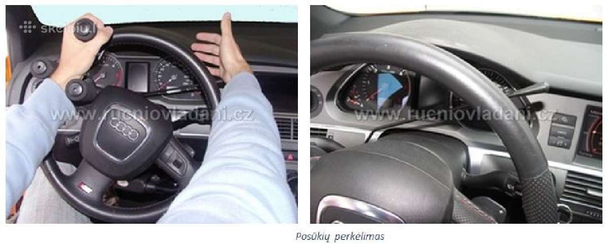 Neįgaliųjų įranga, rankinis automobilio valdymas - nuotraukos Nr. 11