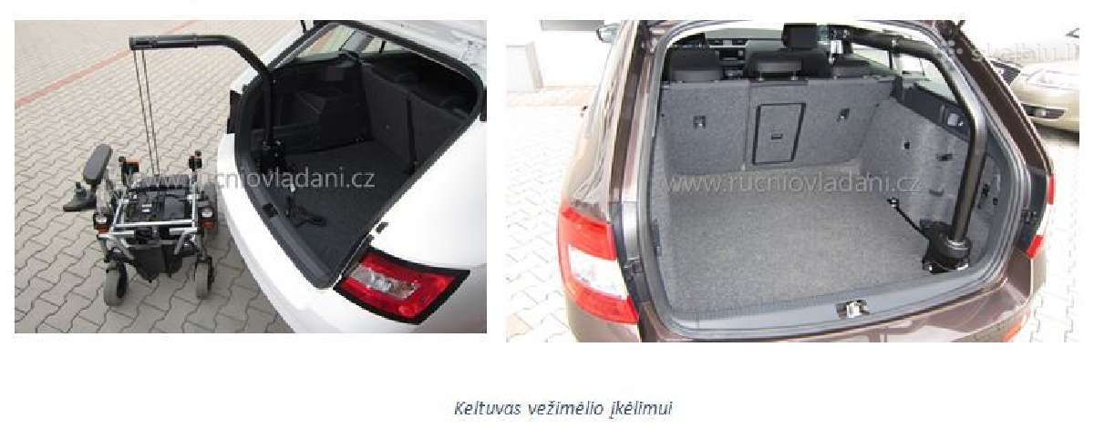 Neįgaliųjų įranga, rankinis automobilio valdymas - nuotraukos Nr. 12
