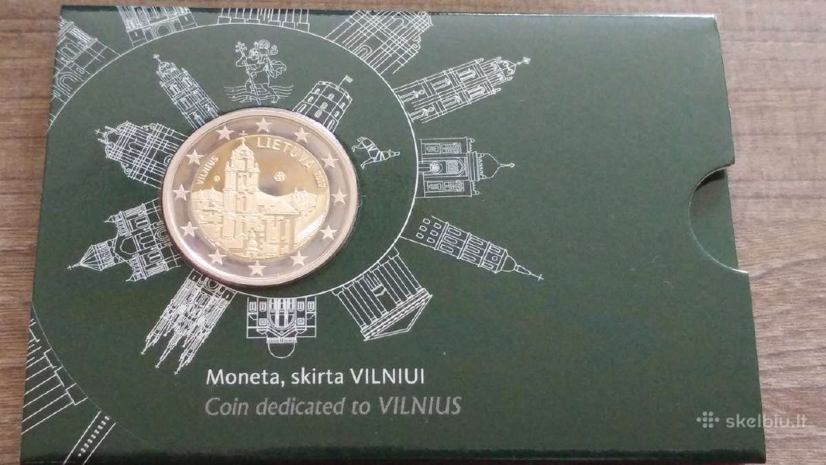 Vilniaus moneta - 2 eurų moneta skirta Vilniui - nuotraukos Nr. 4