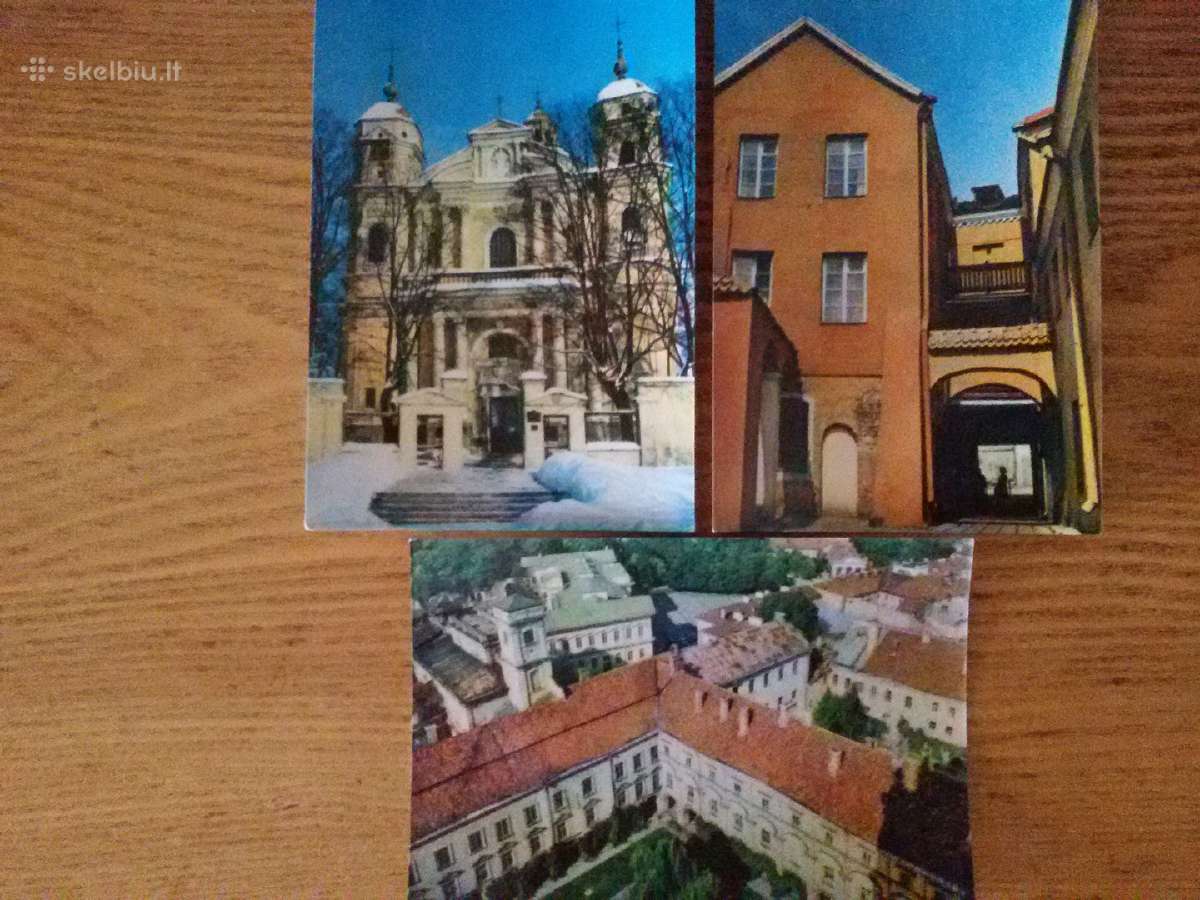 Atvirutės Senasis Vilnius Mintis 1981 m. - nuotraukos Nr. 3