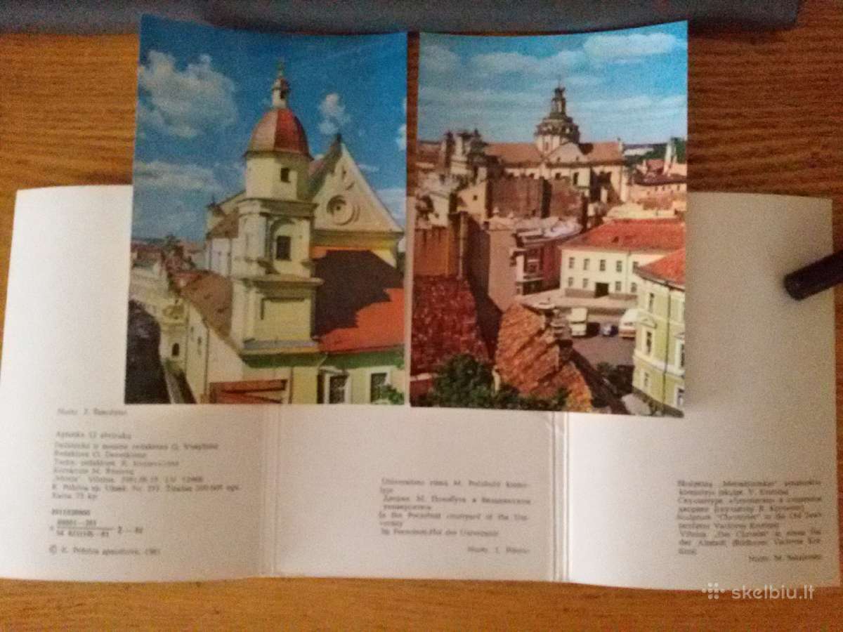 Atvirutės Senasis Vilnius Mintis 1981 m. - nuotraukos Nr. 4
