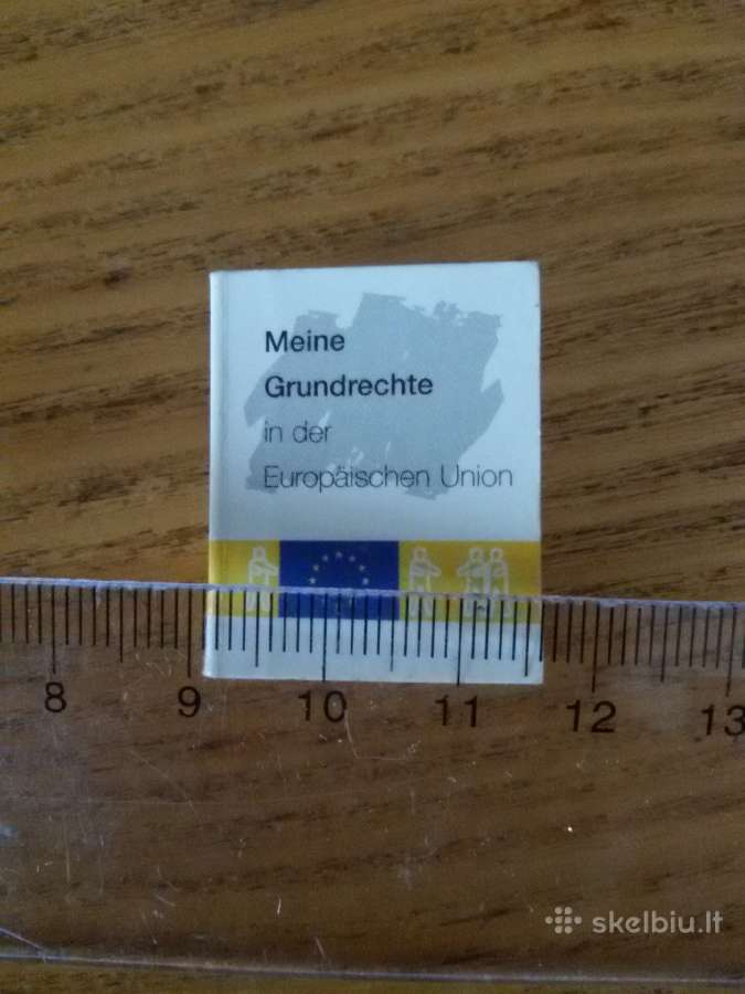 Mini Knygelė vokiečių kalboje Eu