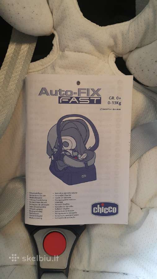 Chicco Auto-fix Fast + Bazė (komplektas) 2016 metų - nuotraukos Nr. 3