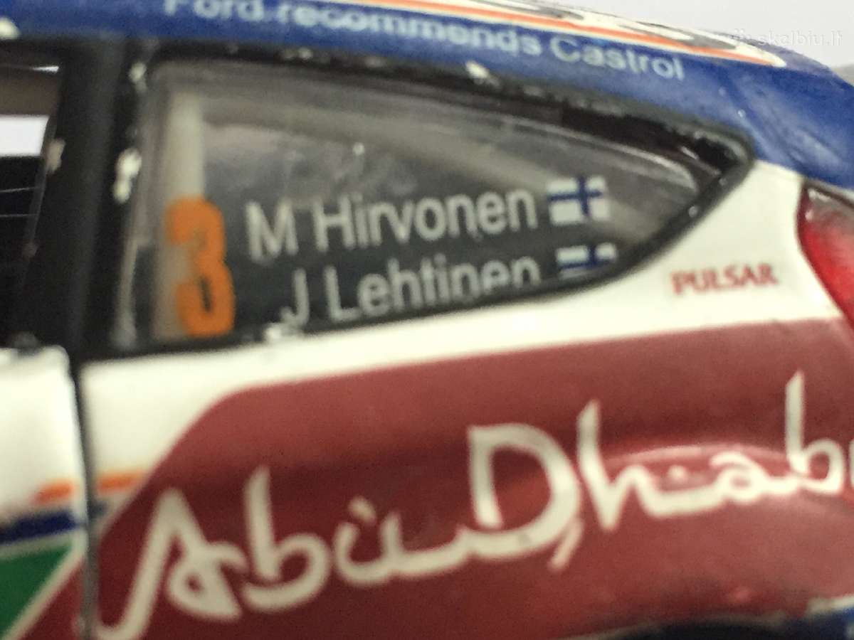 Lektuvelis alavinis, Ford Fiesta Rs Wrc 1/32 - nuotraukos Nr. 10