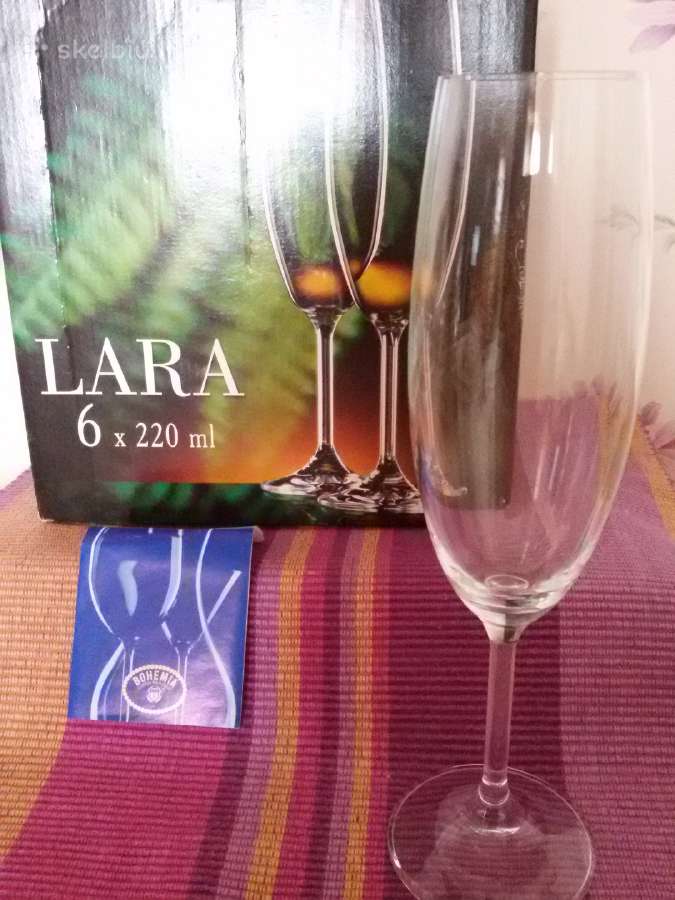 Šampano Taurės"bohemia,lara" Čekija Naujos