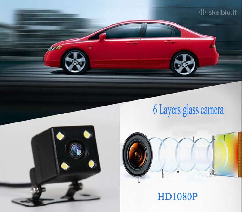 Galinio vaizdo kamera ir LCD monitorius 5 coliu - nuotraukos Nr. 5