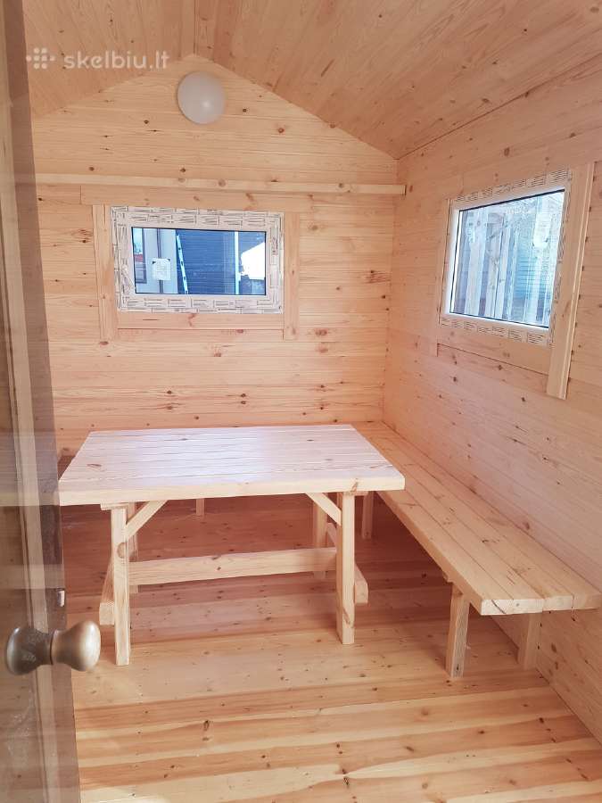 Pirtys nameliai pavėsinės medinis sandėliukas - nuotraukos Nr. 27