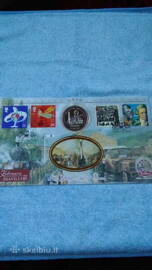 Moneta Isle of Man, 1998m. 1 krona, cu-ni - nuotraukos Nr. 3