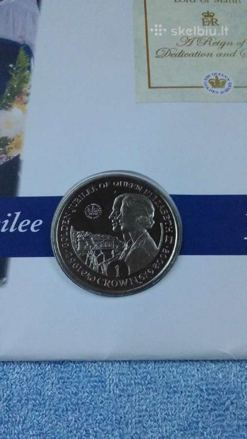 Moneta Gibraltar 2002m. 1 krona, cu-ni