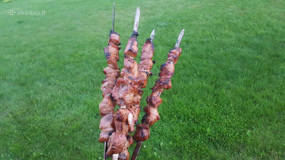 Kepsninė malkinis grilis Silver Grill su ratukais - nuotraukos Nr. 4