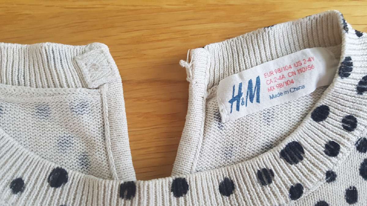 H&m suknelė 3-4m mergaitei - nuotraukos Nr. 3