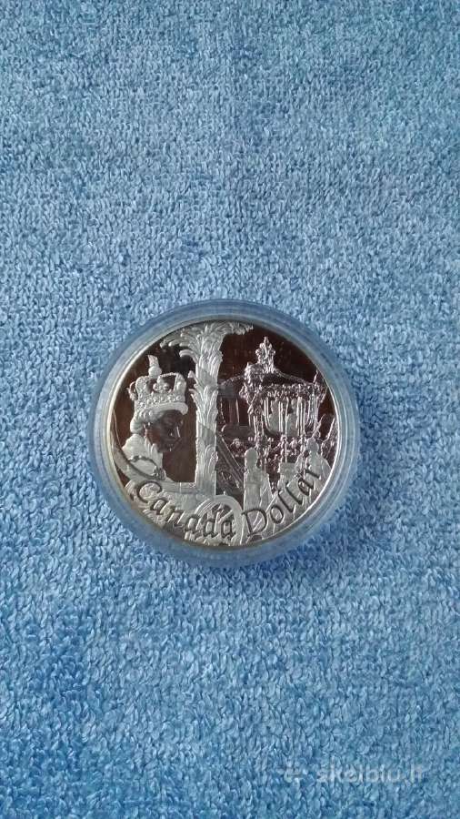 Moneta Canada 2002m. 1 dollar, sidabras Proof