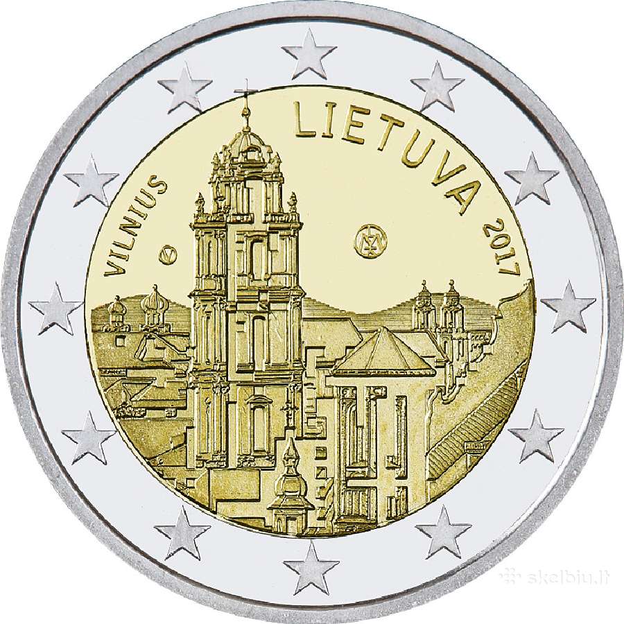 2 euru moneta 2017 skirta Vilniui pakuotėje - nuotraukos Nr. 4