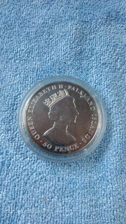 Falkland islands 2001 m. 50 pensu cu-ni - nuotraukos Nr. 2