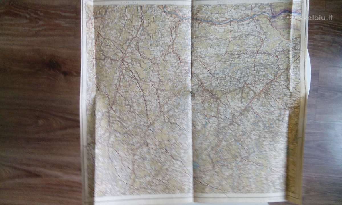 Tarpukariniai Lietuvos žemelapiai - nuotraukos Nr. 7