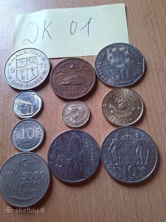 Kolekcinės ir apyvartinės monetos