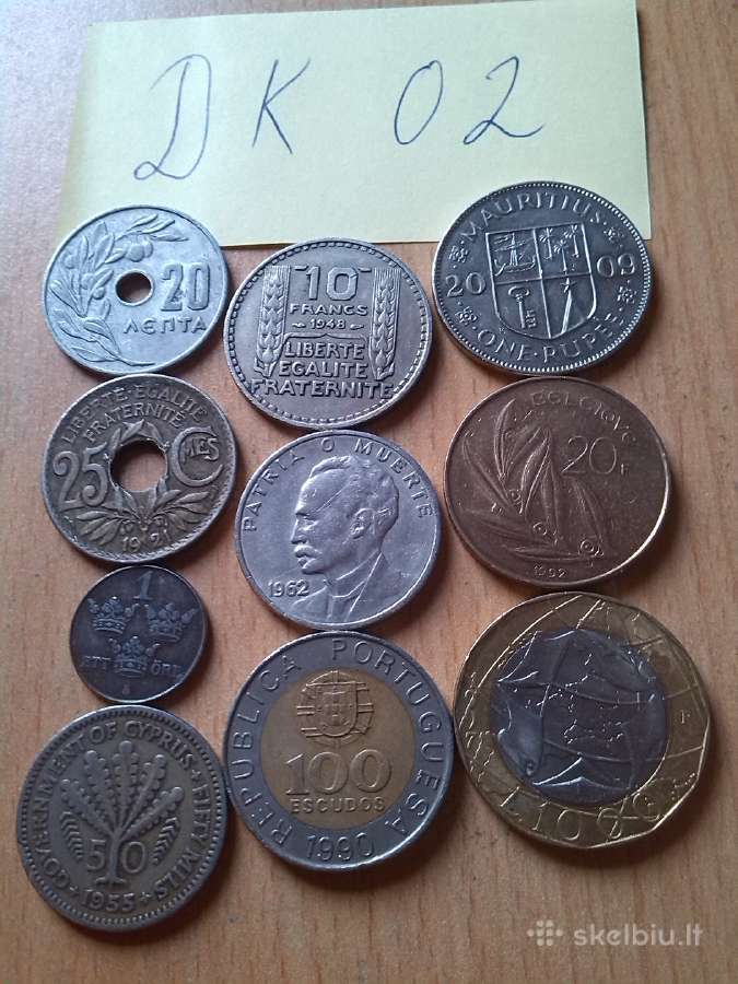Kolekcinės ir apyvartinės monetos - nuotraukos Nr. 2