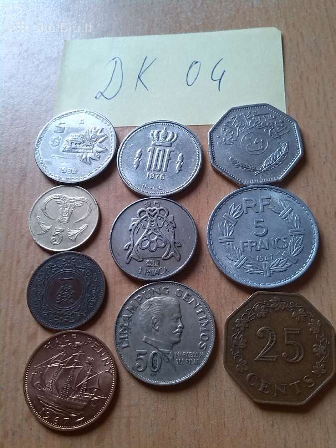 Kolekcinės ir apyvartinės monetos - nuotraukos Nr. 4