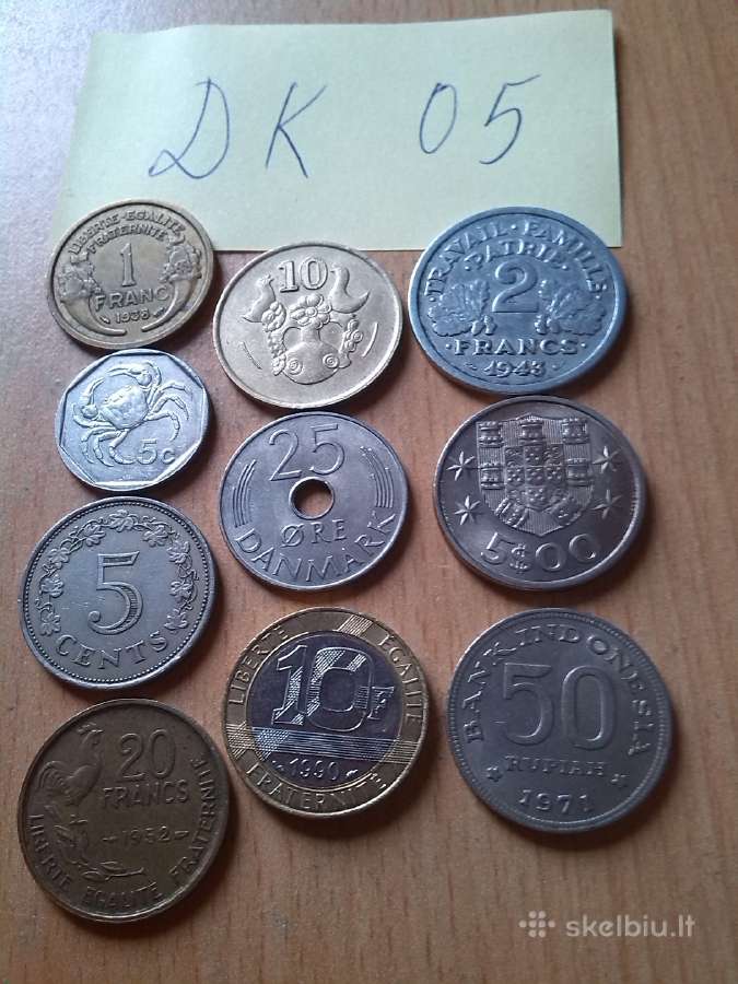 Kolekcinės ir apyvartinės monetos - nuotraukos Nr. 5