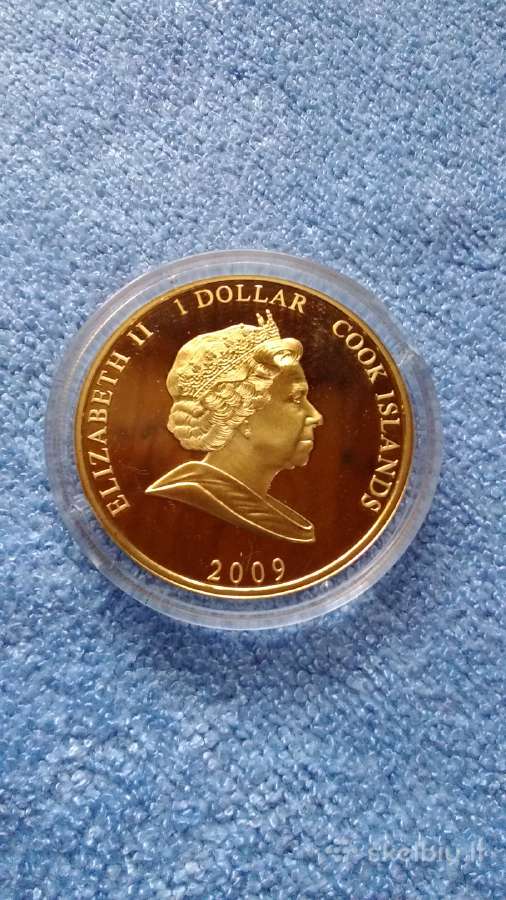 Moneta Cook isl. 2009m. 1 dollar, cu-ni - nuotraukos Nr. 2
