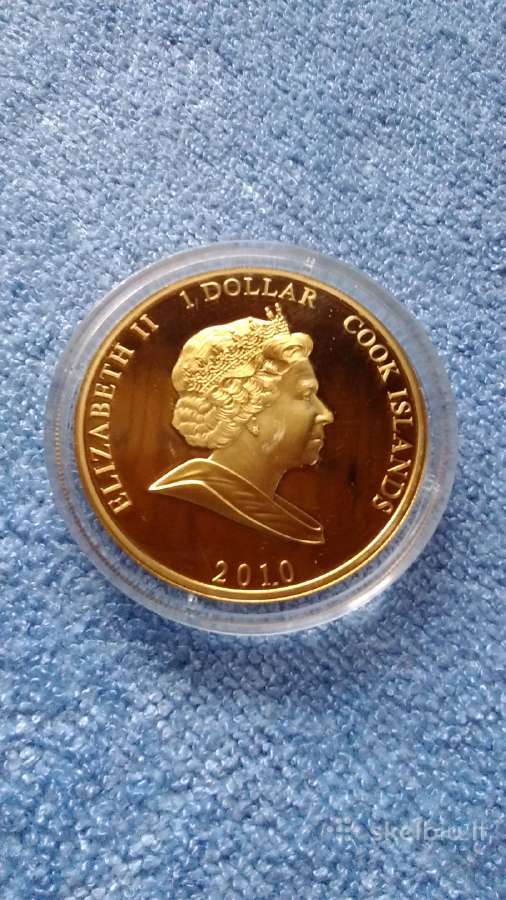 Cook island 2010 m. 1 dollar cu-ni - nuotraukos Nr. 2