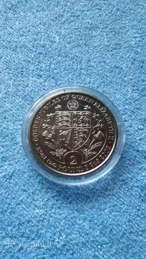 Moneta S.s.is.g. islands 2002 m. 2 svarai, cu-ni