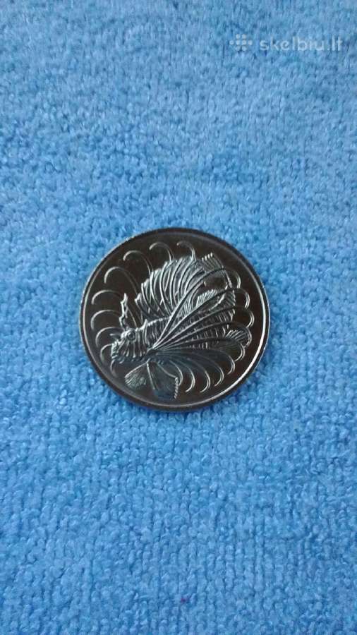 Singapuro moneta 50 centu cu-ni
