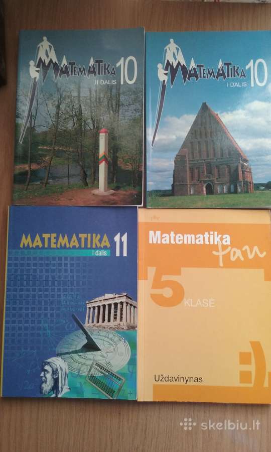 Parduodu įvairius vadovėlius