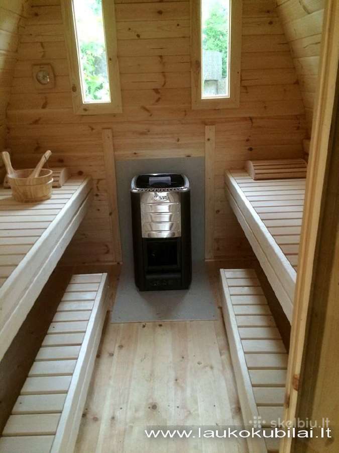 Lauko pirtis sauna- namukas 2.4 m x 4.0 m - nuotraukos Nr. 7