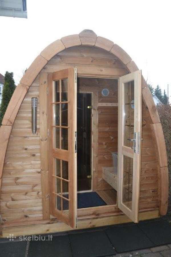 Lauko pirtis sauna- namukas 2.4 m x 4.0 m - nuotraukos Nr. 4