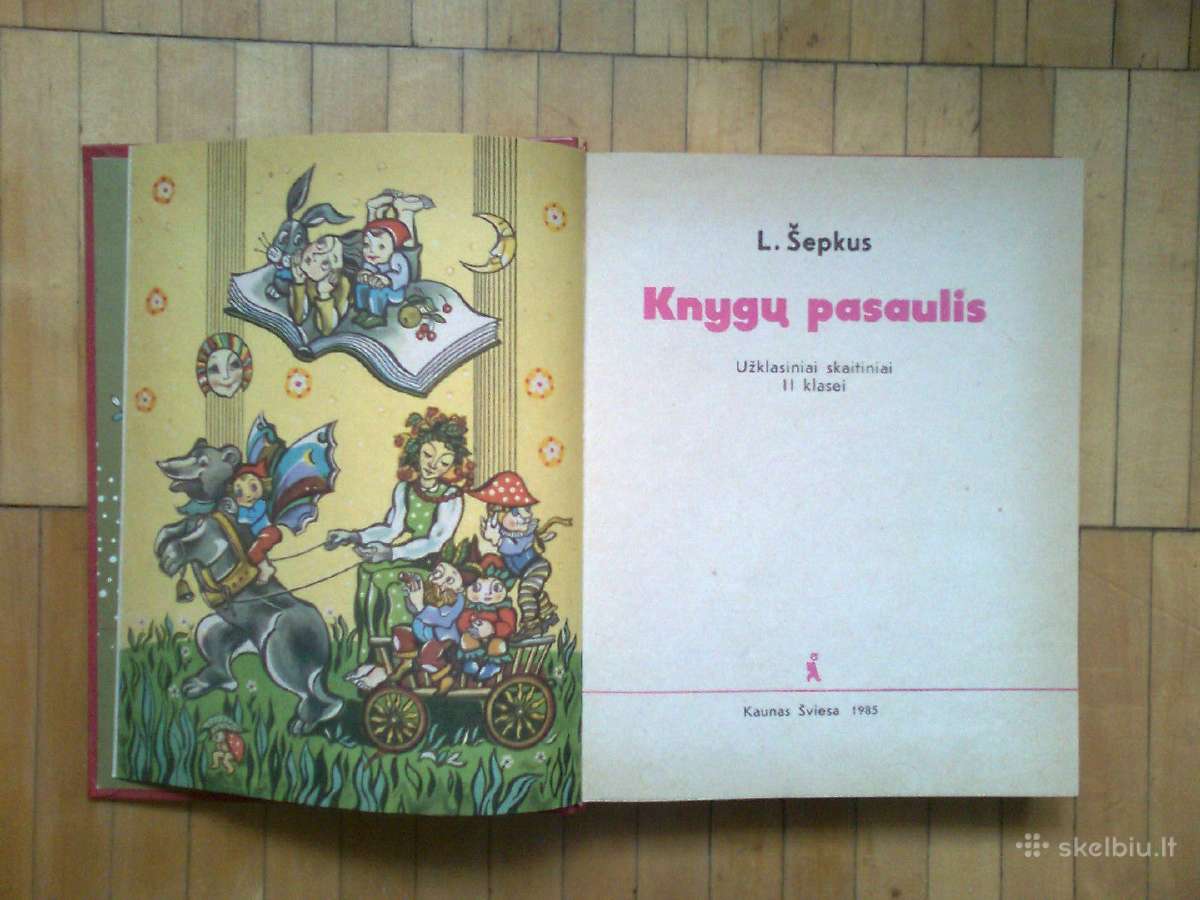 L. Šepkus "Knygų pasaulis" 1985 metai - nuotraukos Nr. 3