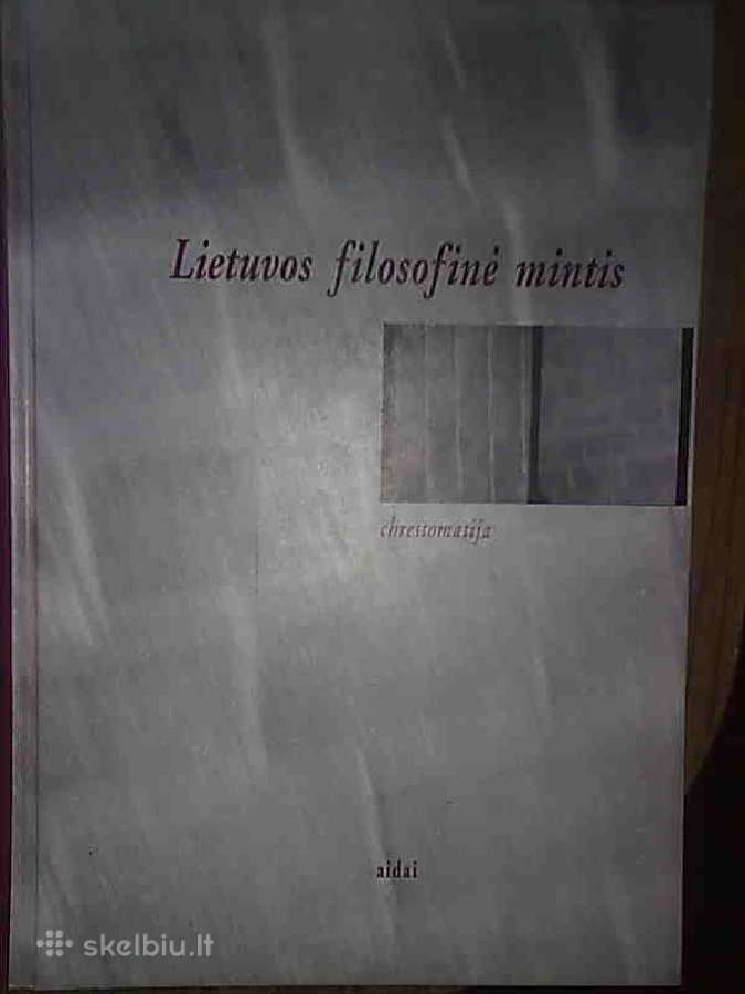 "Lietuvos filosofinė mintis"