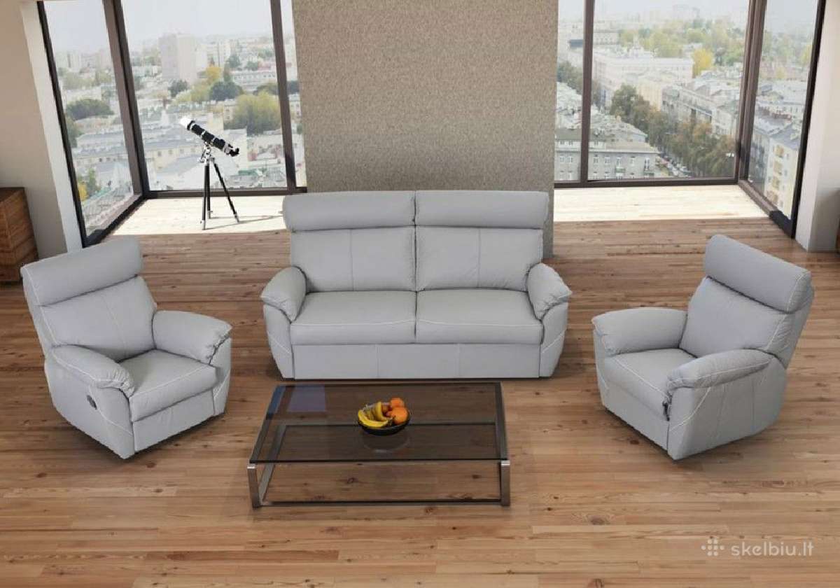 Miegama sofa su foteliais,su reglaineriais - nuotraukos Nr. 3