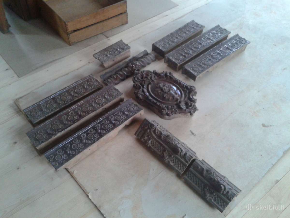 Koklinės krosnės detalės , plytelės