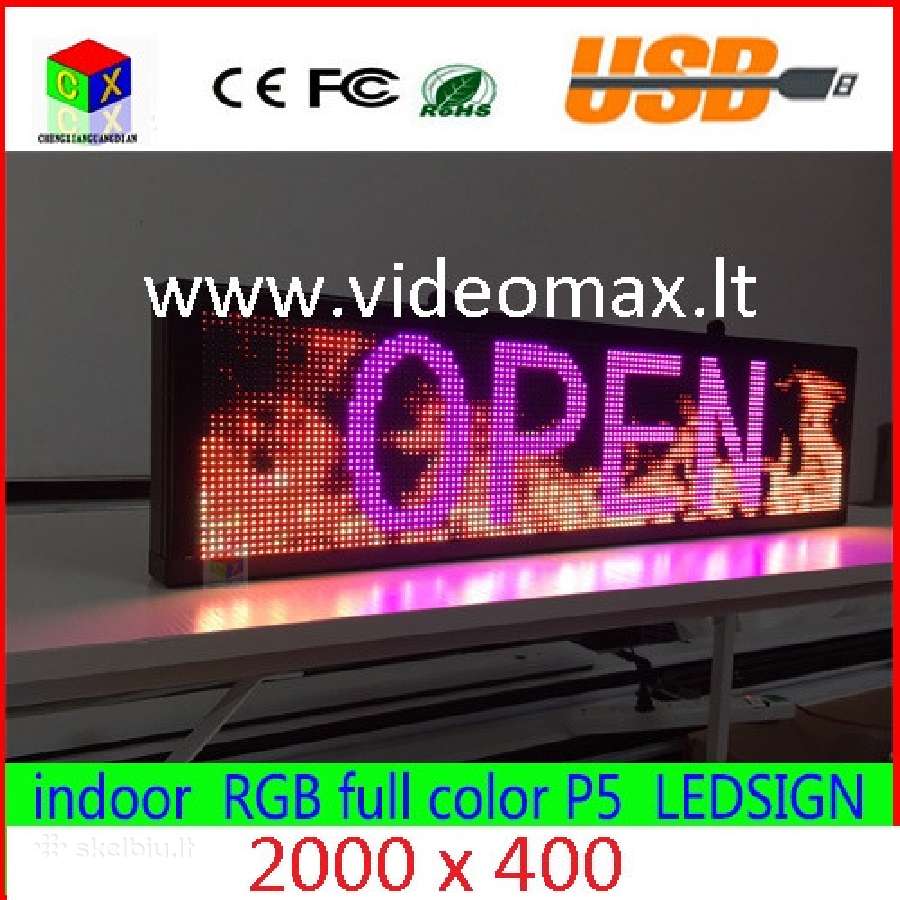 LED reklama - Bėganti eilutė - nuotraukos Nr. 9