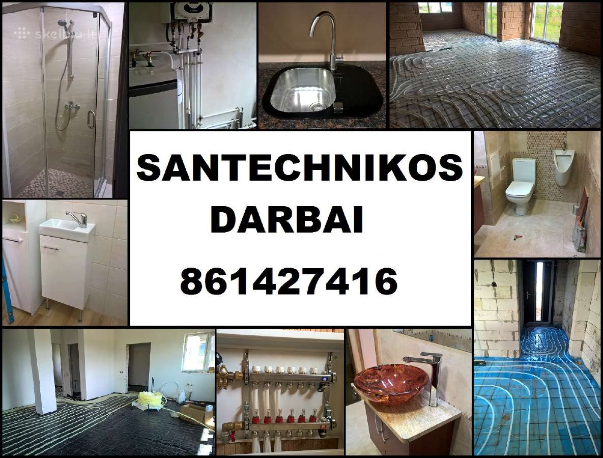 Santechnikos darbai Panevėžyje