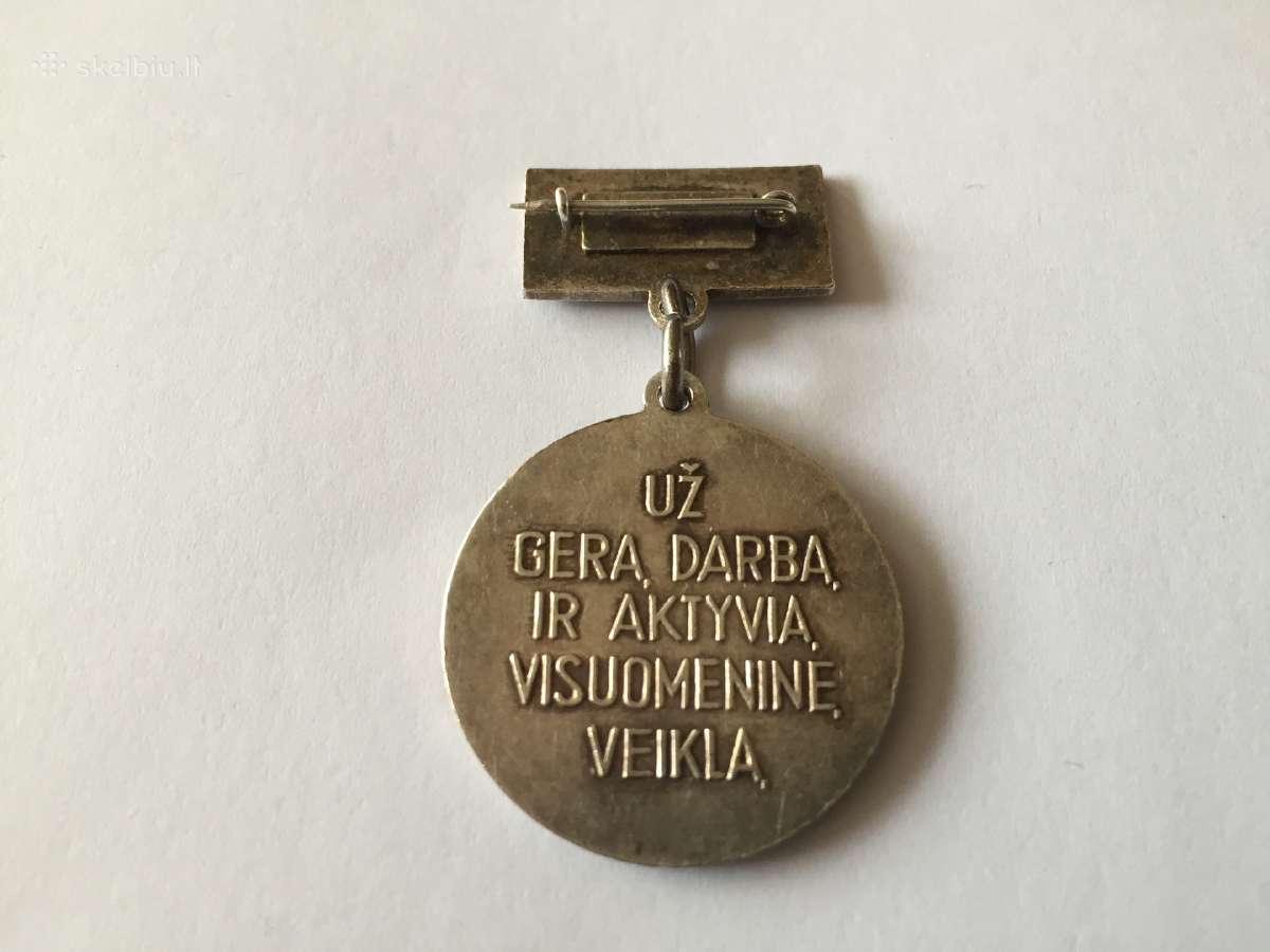Ltsr medalis 1945-1965m sidabras - nuotraukos Nr. 7