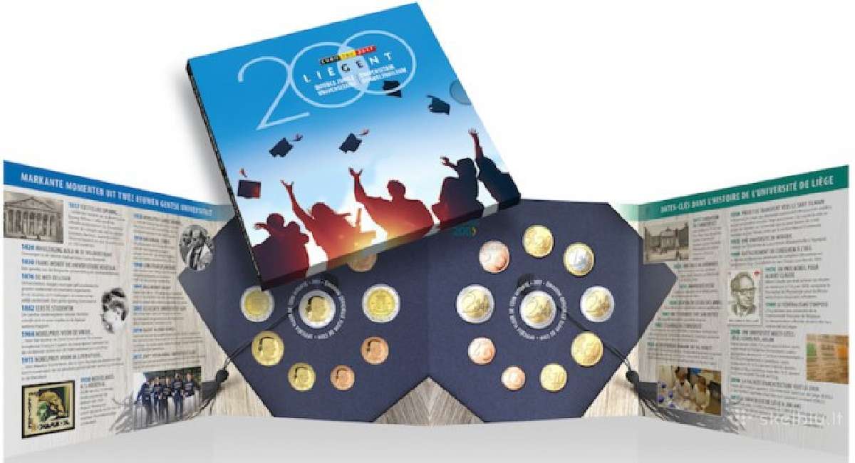 Belgijos rinkinys 2017 su proginėmis monetomis