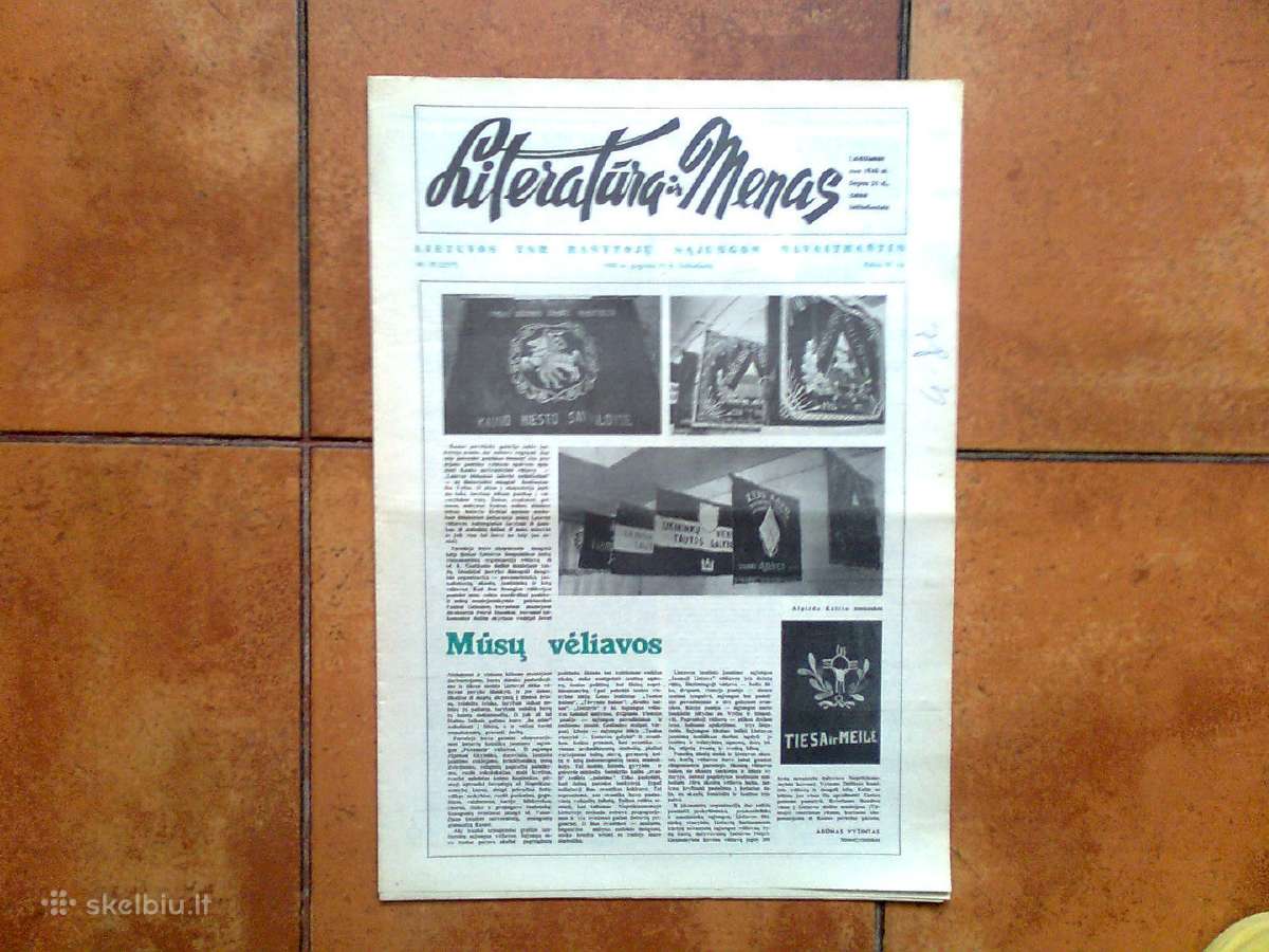 Lakraščiai "Literatūra ir menas" 1989 m. 18-25 Nr. - nuotraukos Nr. 4